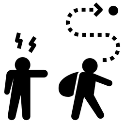 Vertreibung  Symbol