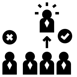 Mehrheitlich  Symbol