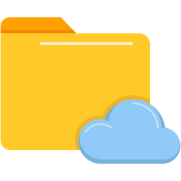 Cloud Folder  Icon