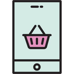 Mobile Shopping  Icon