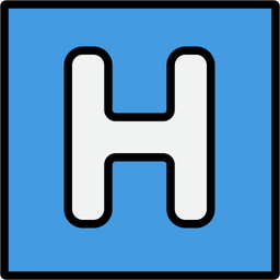 Hospital Sign  Icon