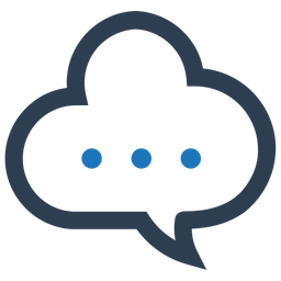 Cloud message  Icon