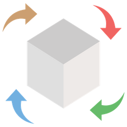 3d Block  Icon