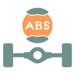 Abs Car Brake Icon
