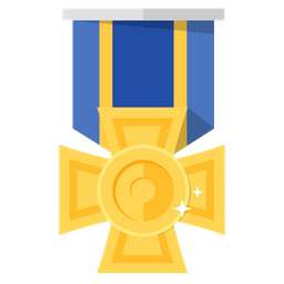 Bravery medal  Icon