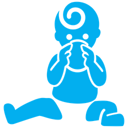 Baby essen  Symbol