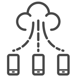 Cloud-Daten  Symbol