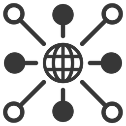 네트워크 구성표 연결 아이콘