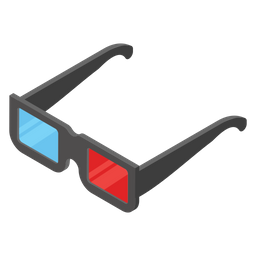 3D-Brille  Symbol