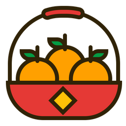 Basket Fruit  Icon