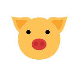 Pig Piggy Animal Icon