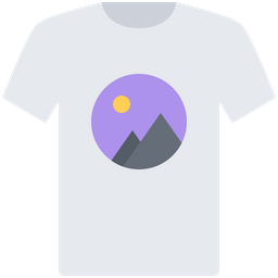 Advertising on t-shirt  Icon