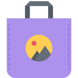 Branding on bag  Icon