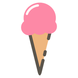 Cucurucho de helado  Icono