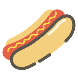 Hot dog  Icono