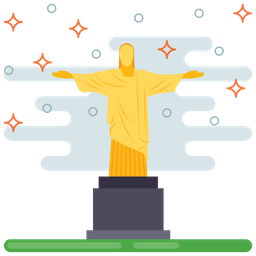 Basil Cathedral Brazil Christ Brazil Sculpture Icon