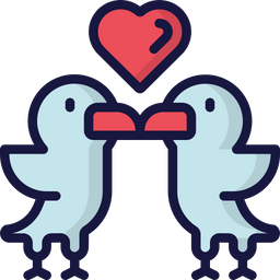 Love birds  Icon