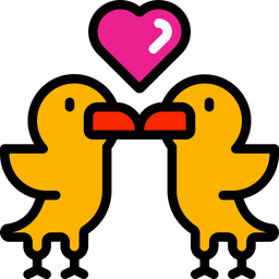 Liebesvögel  Symbol