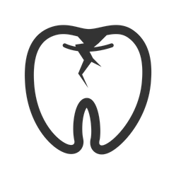 Broken tooth  Icon