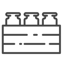 Bouteilles de lait  Icône