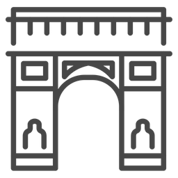 Arc De Triomphe Monument Paris Icon