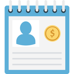 Employee details  Icon