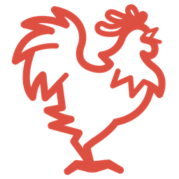 Chinese rooster  Icon