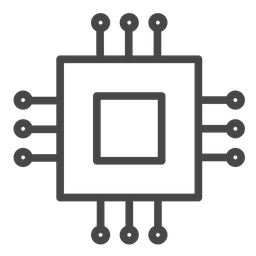 Microprocessor  Icon