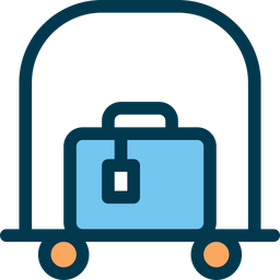 Baggage trolley  Icon