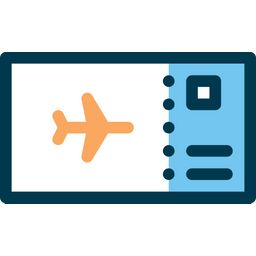 Airplane ticket  Icon