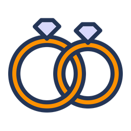 Paar ringe  Symbol