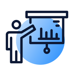 Analytics presentation  Icon