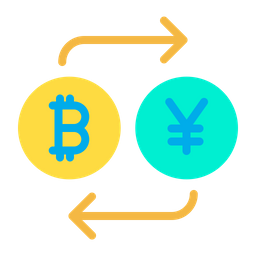 Bitcoin to Yen  Icon