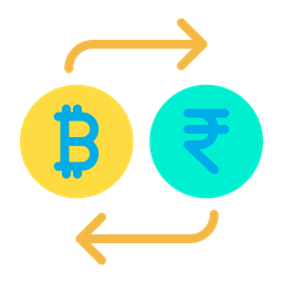 Bitcoin to Rupees  Icon