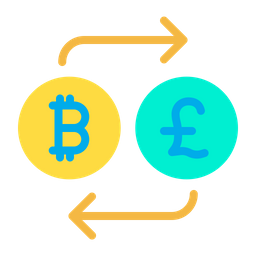 Bitcoin to Pound  Icon