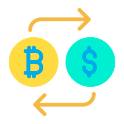 Bitcoin to Dollar  Icon