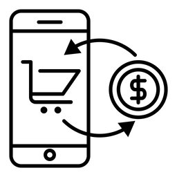 Online-Transaktion  Symbol