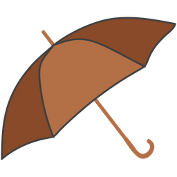 Sunbed Beach Umbrella Icon