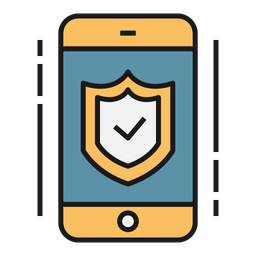 Seguridad móvil  Icono