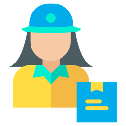 Delivery Woman  Icon