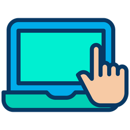 Laptop Touch  Icon