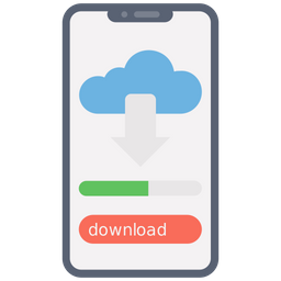 Téléchargement en nuage  Icône