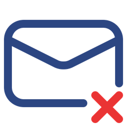 E-Mail löschen  Symbol