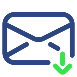 E-Mail herunterladen  Symbol