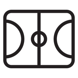 Basketball Feld  Symbol