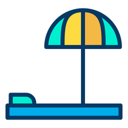 Beach Bed  Icon