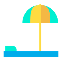 Beach Bed  Icon