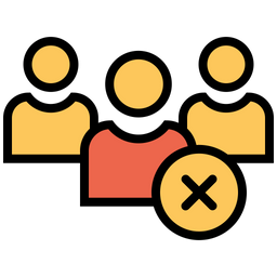 Cancel Users  Icon