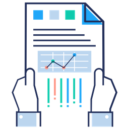 Relatório de análise de negócios  Ícone