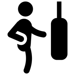 Boxen Schlag  Symbol